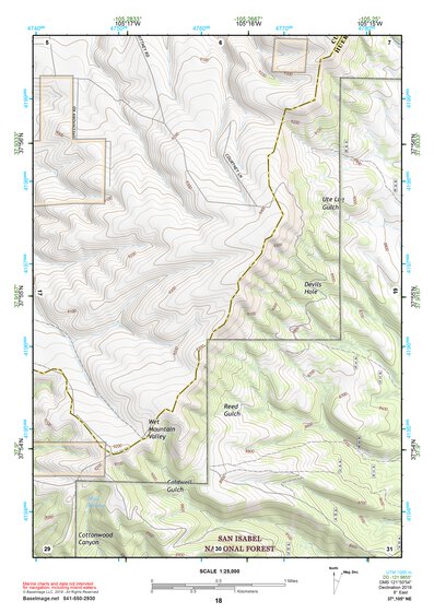 37105NE Page 18 Blanca Peak Topo Preview 1