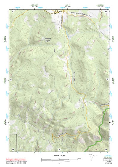 37105NE Page 22 Blanca Peak Topo Preview 1