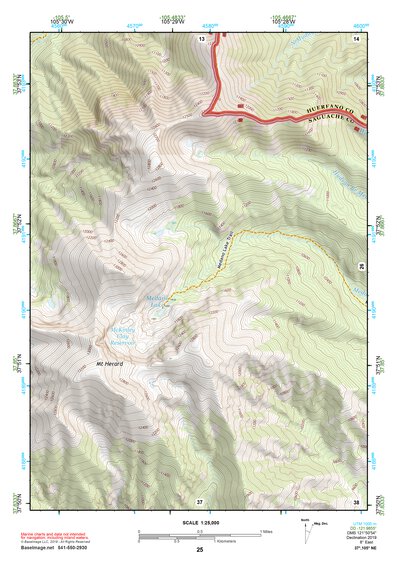 37105NE Page 25 Blanca Peak Topo Preview 1
