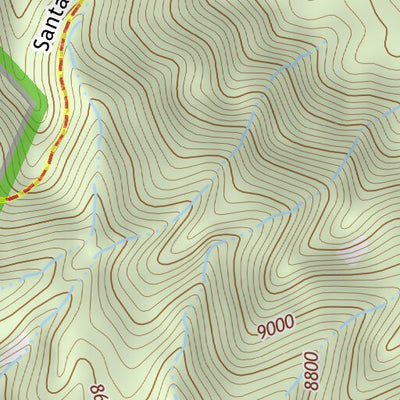 37105NE Page 35 Blanca Peak Topo Preview 3