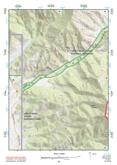37105NE Page 37 Blanca Peak Topo Preview 1