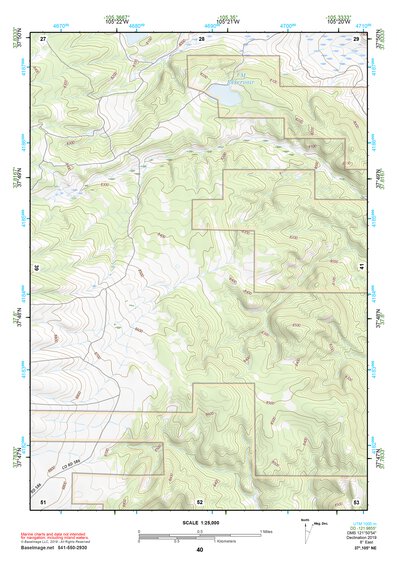 37105NE Page 40 Blanca Peak Topo Preview 1
