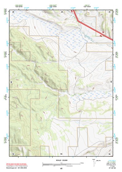 37105NE Page 41 Blanca Peak Topo Preview 1