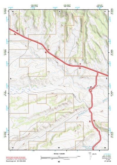 37105NE Page 42 Blanca Peak Topo Preview 1