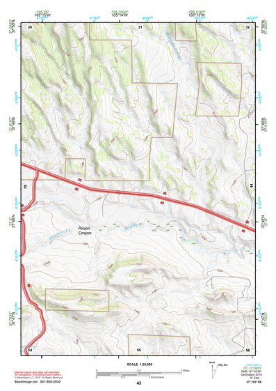 37105NE Page 43 Blanca Peak Topo Preview 1