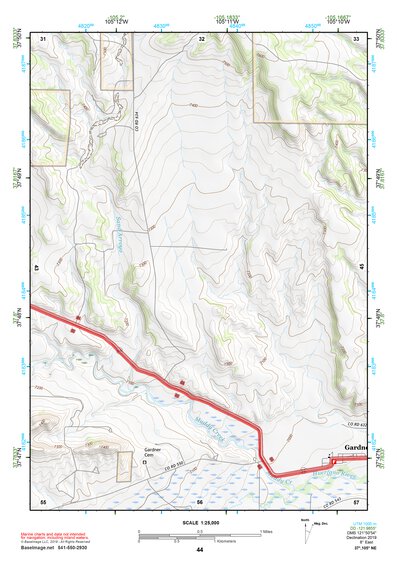 37105NE Page 44 Blanca Peak Topo Preview 1