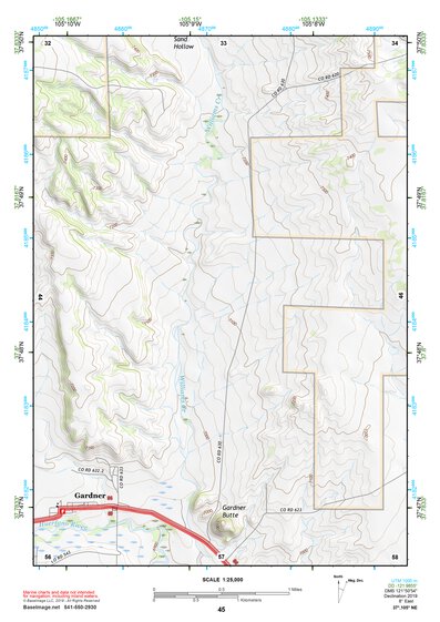 37105NE Page 45 Blanca Peak Topo Preview 1