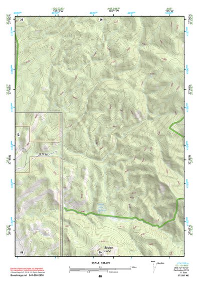 37105NE Page 48 Blanca Peak Topo Preview 1