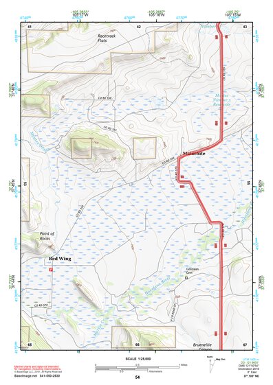 37105NE Page 54 Blanca Peak Topo Preview 1