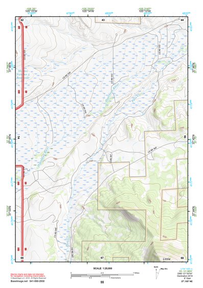 37105NE Page 55 Blanca Peak Topo Preview 1