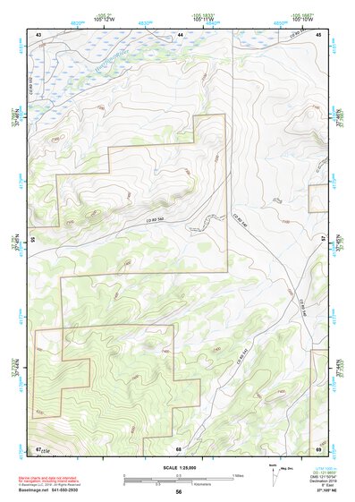 37105NE Page 56 Blanca Peak Topo Preview 1