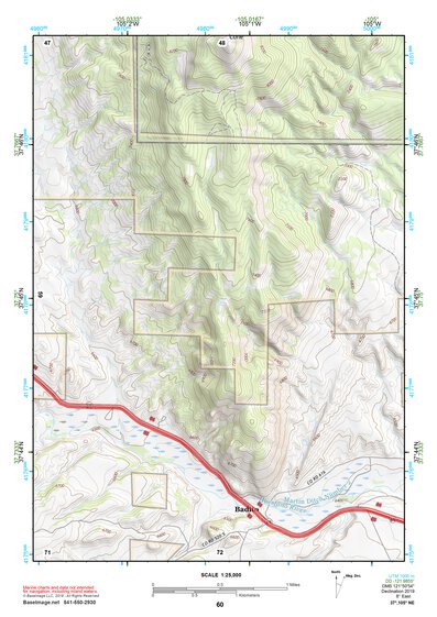 37105NE Page 60 Blanca Peak Topo Preview 1