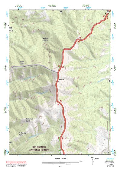 37105NE Page 61 Blanca Peak Topo Preview 1