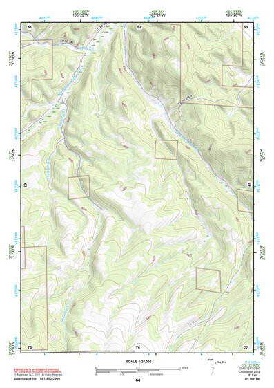 37105NE Page 64 Blanca Peak Topo Preview 1