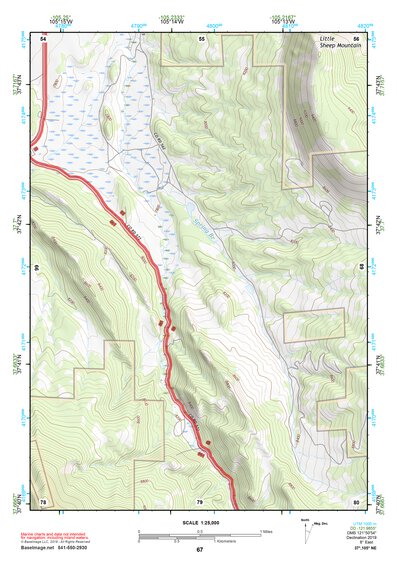 37105NE Page 67 Blanca Peak Topo Preview 1