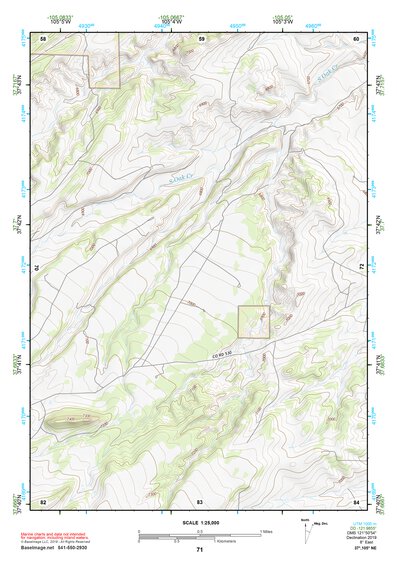 37105NE Page 71 Blanca Peak Topo Preview 1