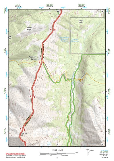 37105NE Page 73 Blanca Peak Topo Preview 1