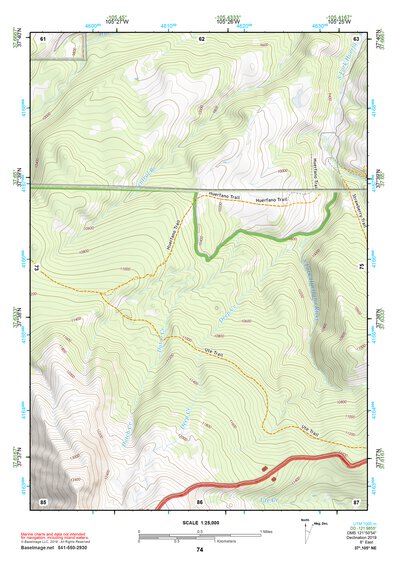 37105NE Page 74 Blanca Peak Topo Preview 1
