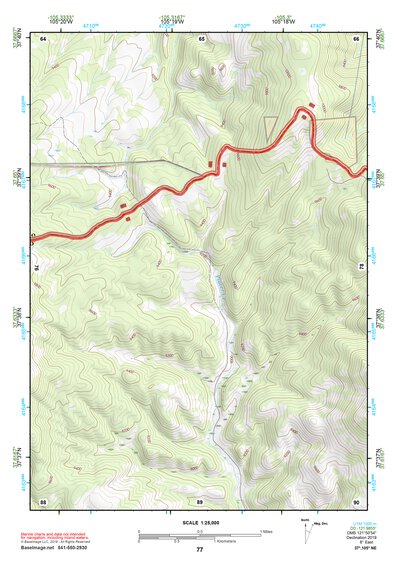 37105NE Page 77 Blanca Peak Topo Preview 1