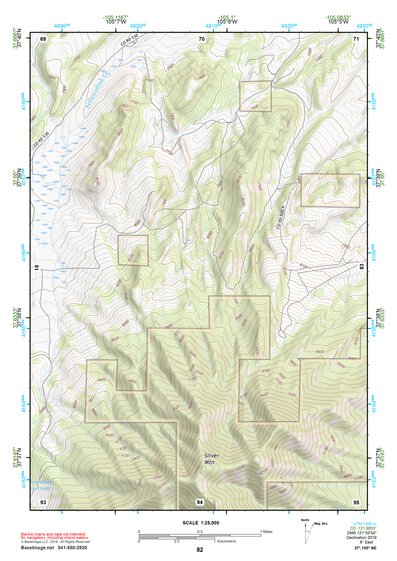 37105NE Page 82 Blanca Peak Topo Preview 1