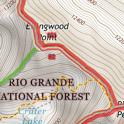 37105NE Page 85 Blanca Peak Topo Preview 3