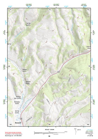 37105NE Page 90 Blanca Peak Topo Preview 1