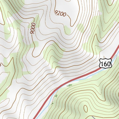 37105NE Page 90 Blanca Peak Topo Preview 2