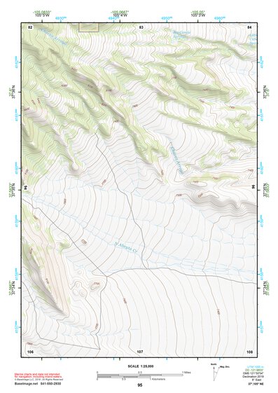 37105NE Page 95 Blanca Peak Topo Preview 1