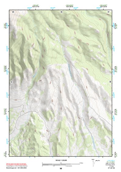 37105NE Page 98 Blanca Peak Topo Preview 1