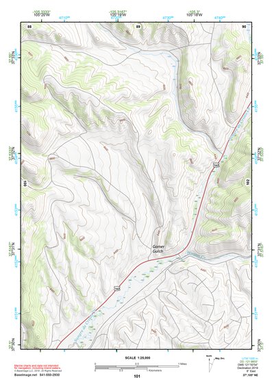 37105NE Page 101 Blanca Peak Topo Preview 1