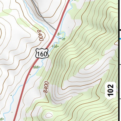 37105NE Page 101 Blanca Peak Topo Preview 3