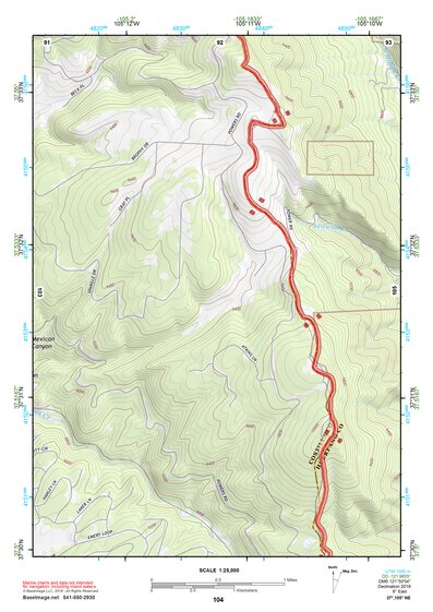 37105NE Page 104 Blanca Peak Topo Preview 1