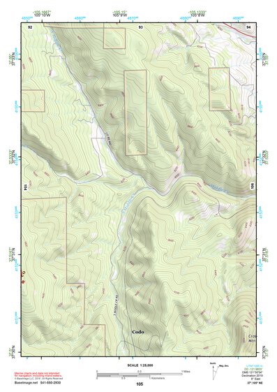 37105NE Page 105 Blanca Peak Topo Preview 1