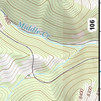 37105NE Page 105 Blanca Peak Topo Preview 3