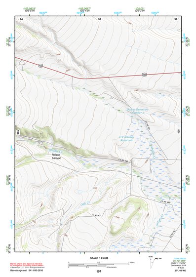 37105NE Page 107 Blanca Peak Topo Preview 1