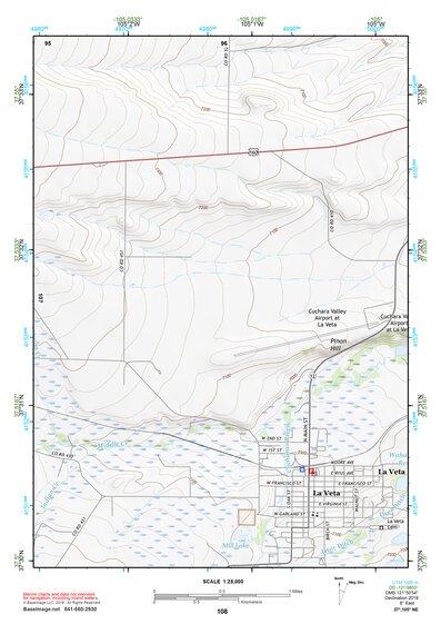 37105NE Page 108 Blanca Peak Topo Preview 1