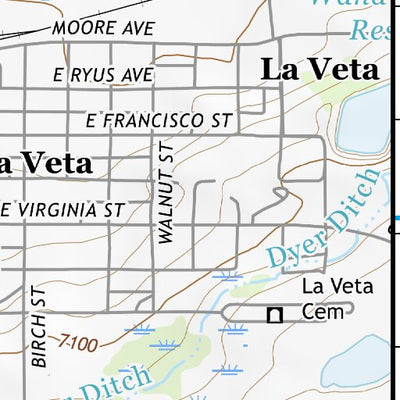 37105NE Page 108 Blanca Peak Topo Preview 3
