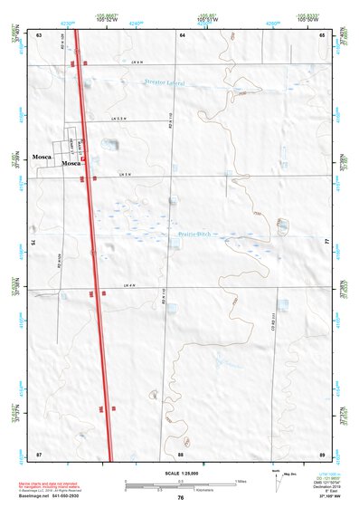 37105NW Page 76 Blanca Peak Topo Preview 1