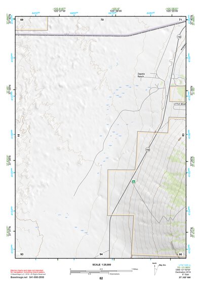 37105NW Page 82 Blanca Peak Topo Preview 1