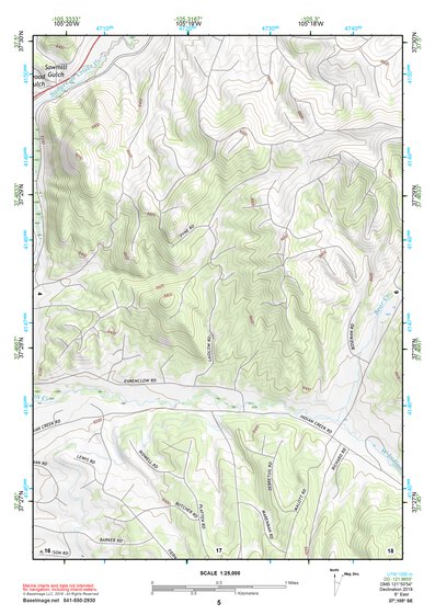 37105SE Page 5 Alamosa Topo Preview 1