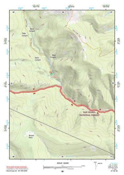 37105SE Page 58 Alamosa Topo Preview 1