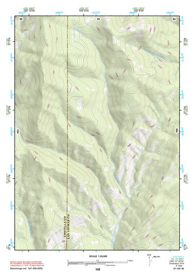 37105SE Page 105 Alamosa Topo Preview 1