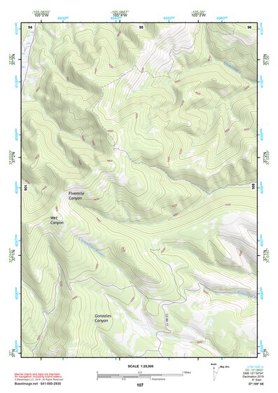 37105SE Page 107 Alamosa Topo Preview 1