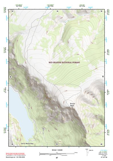 37107NE Page 47 Silverton Topo Preview 1