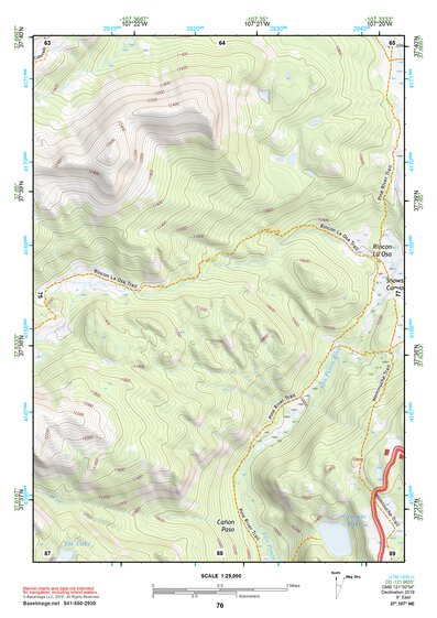 37107NE Page 76 Silverton Topo Preview 1