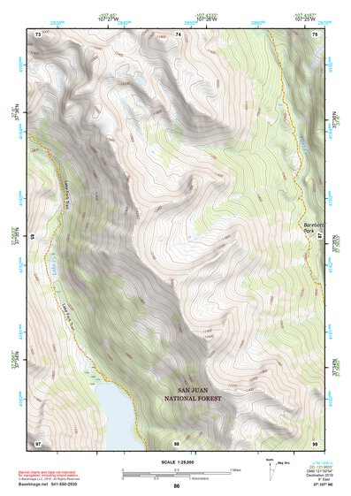 37107NE Page 86 Silverton Topo Preview 1