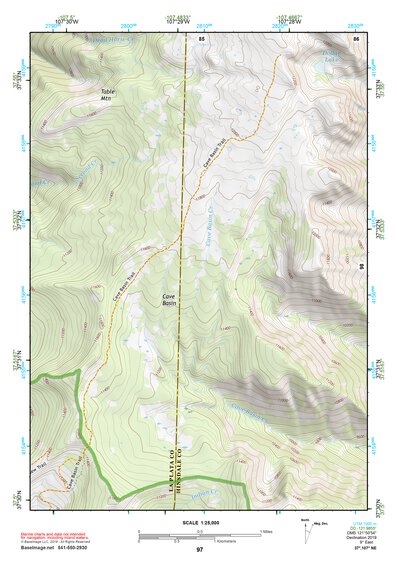 37107NE Page 97 Silverton Topo Preview 1