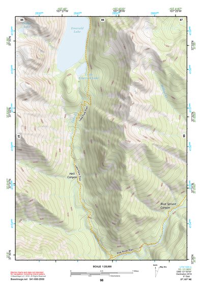37107NE Page 98 Silverton Topo Preview 1