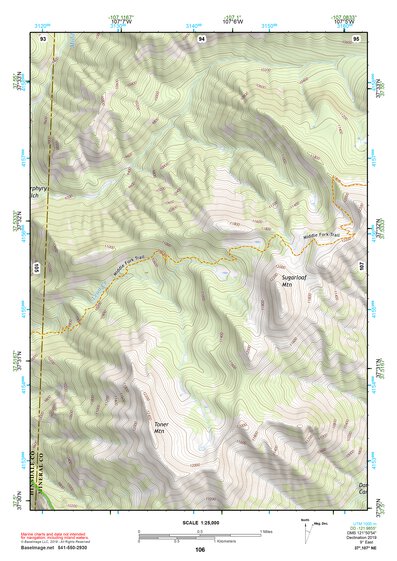 37107NE Page 106 Silverton Topo Preview 1