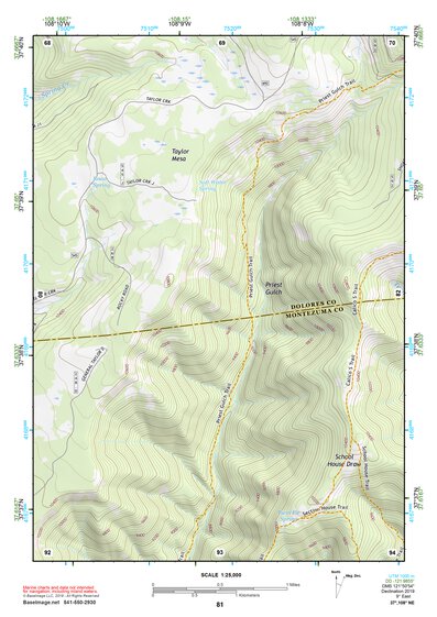37108NE Page 81 Dove Creek Topo Preview 1